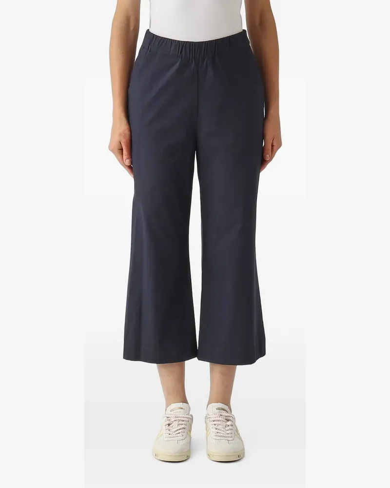 Gran Sasso elasticated-waist cropped trousers - Blau Blau