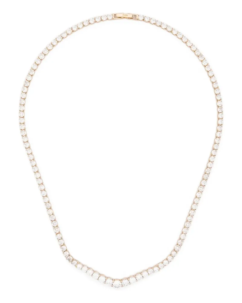 Maje Halskette mit Zirkonia-Steinen - Gold Gold
