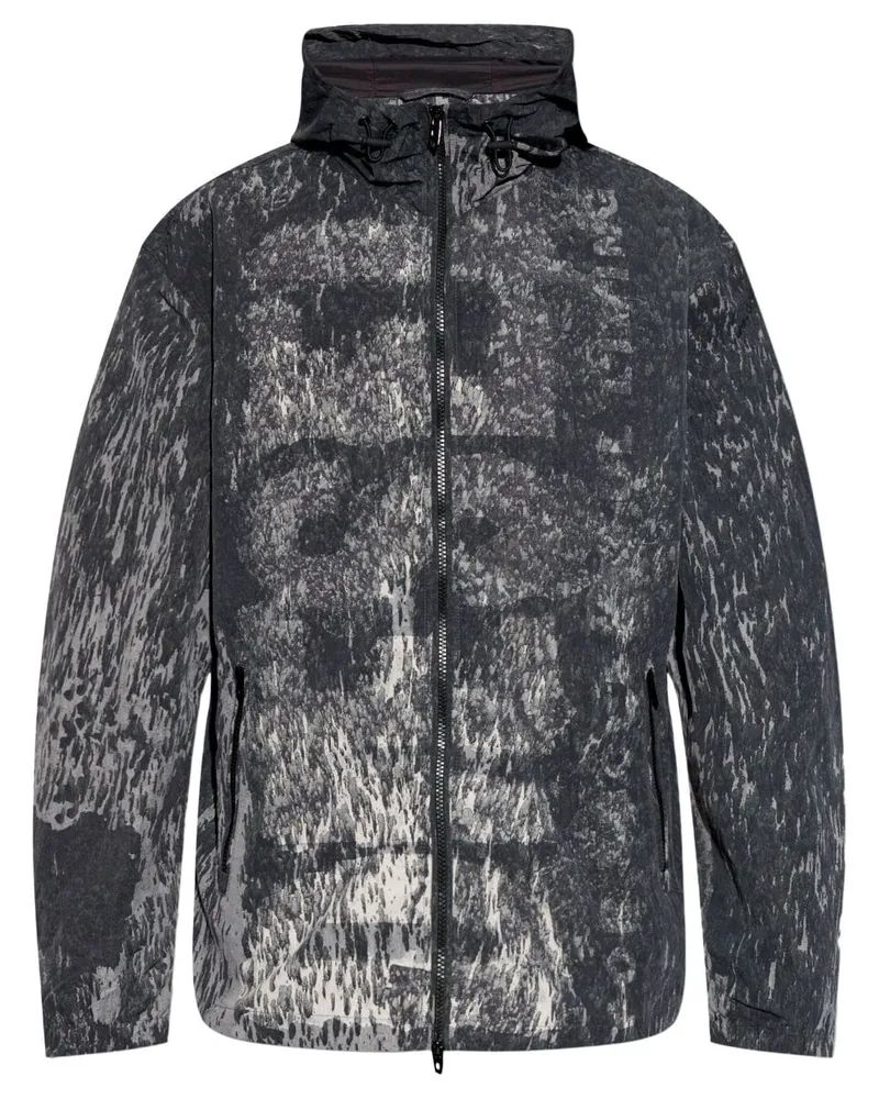 Diesel J-Brick Kapuzenjacke Grau