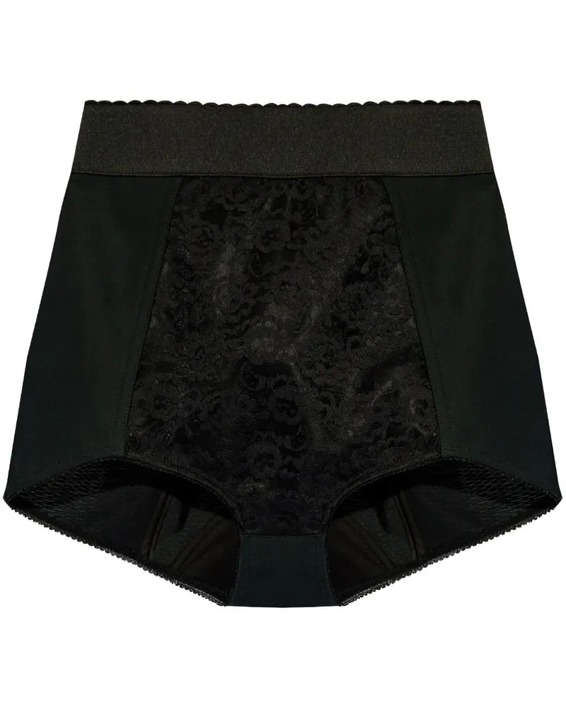 Dolce & Gabbana Shorts aus Blumenspitze - Schwarz Schwarz