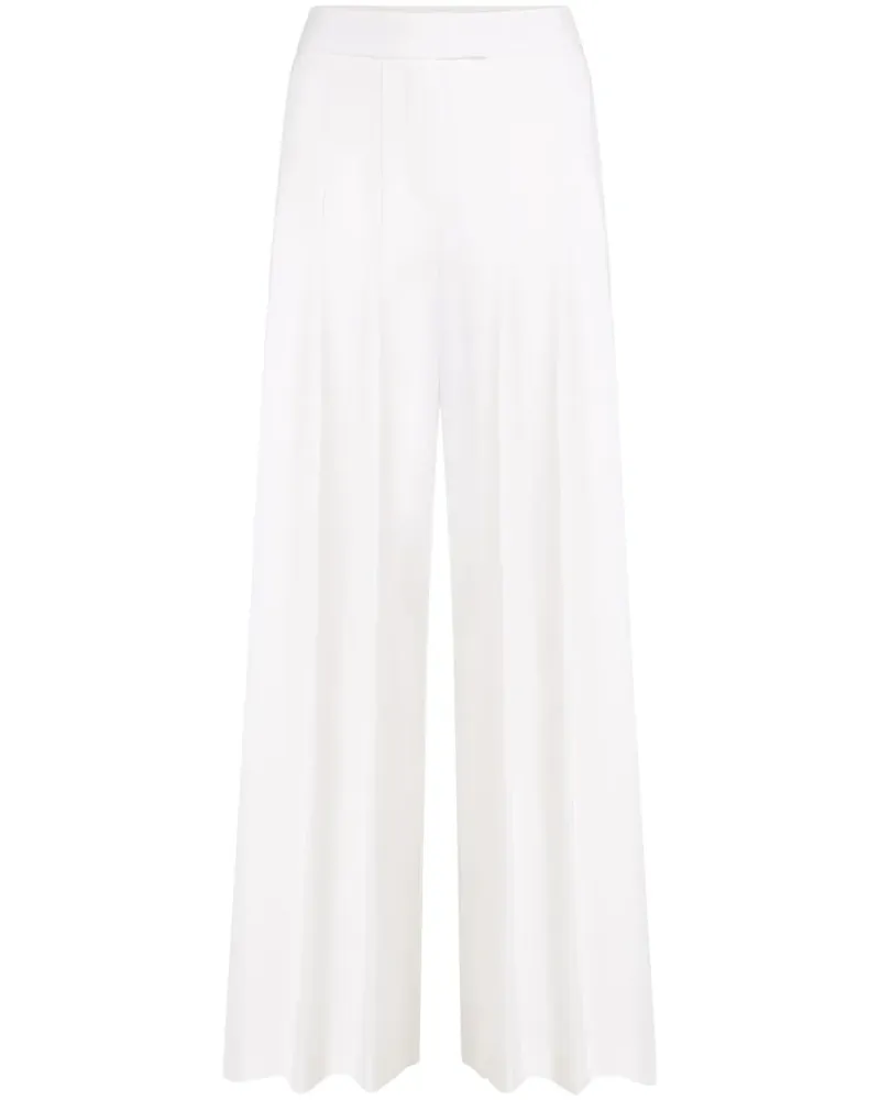 Karl Lagerfeld Hose mit Bundfalten - Weiß Weiß