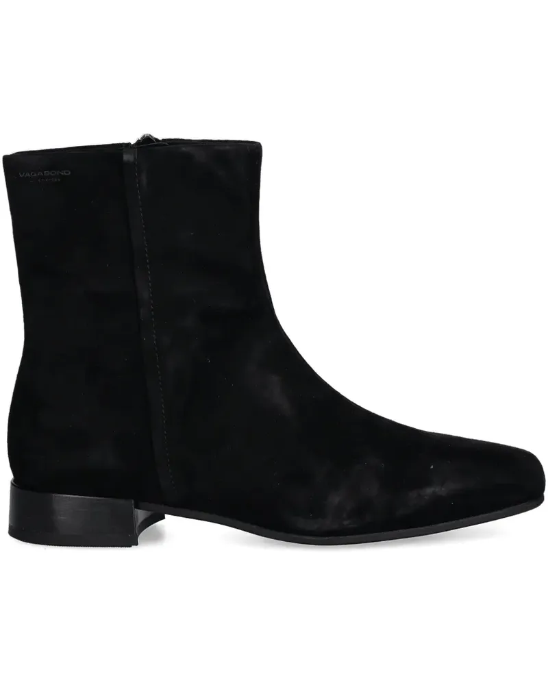 Vagabond zip-up ankle boots - Schwarz Schwarz