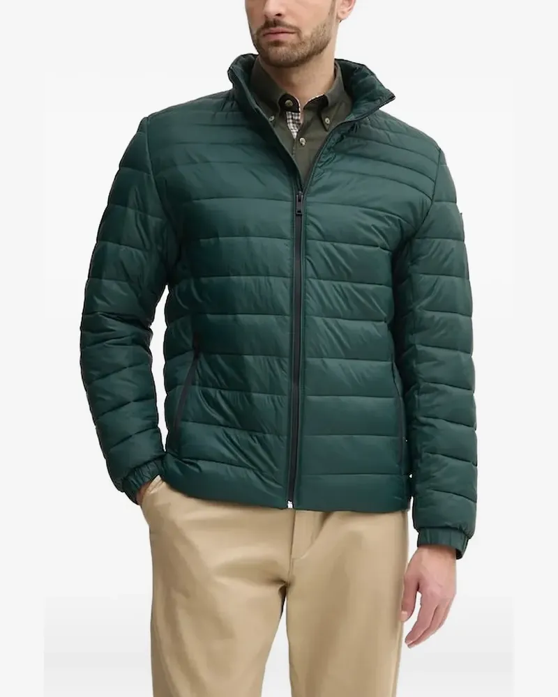 HUGO BOSS quilted zip jacket - Grün Grün