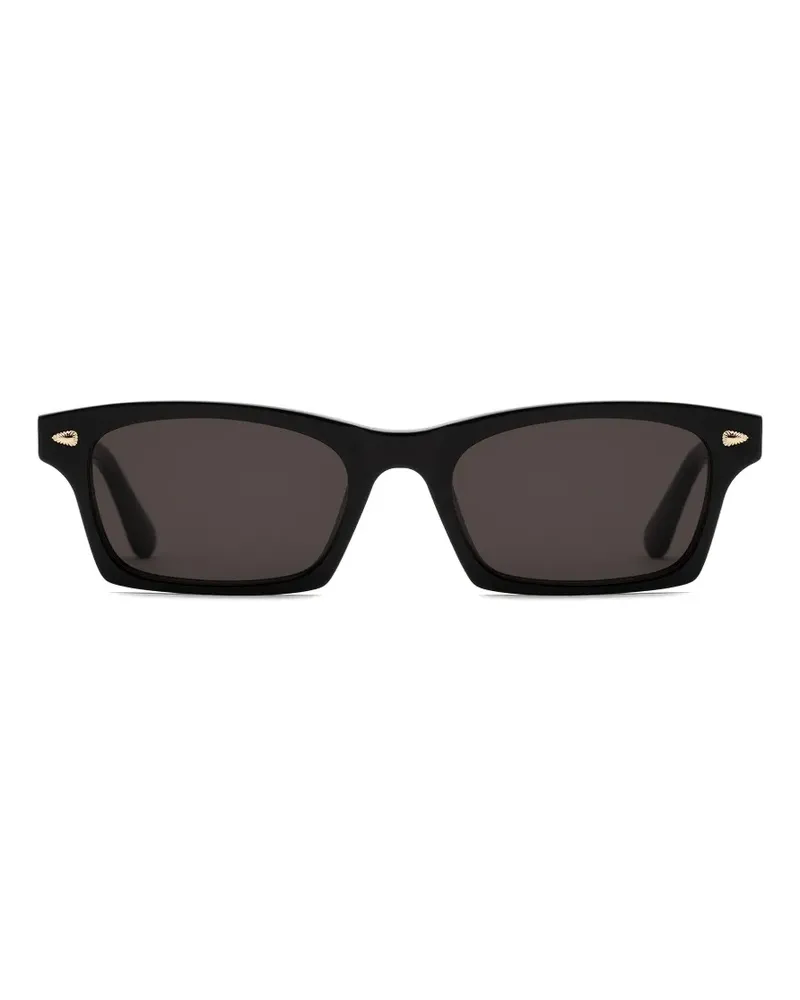 RETROSUPERFUTURE Tayo Sonnenbrille mit rechteckigem Gestell - Schwarz Schwarz