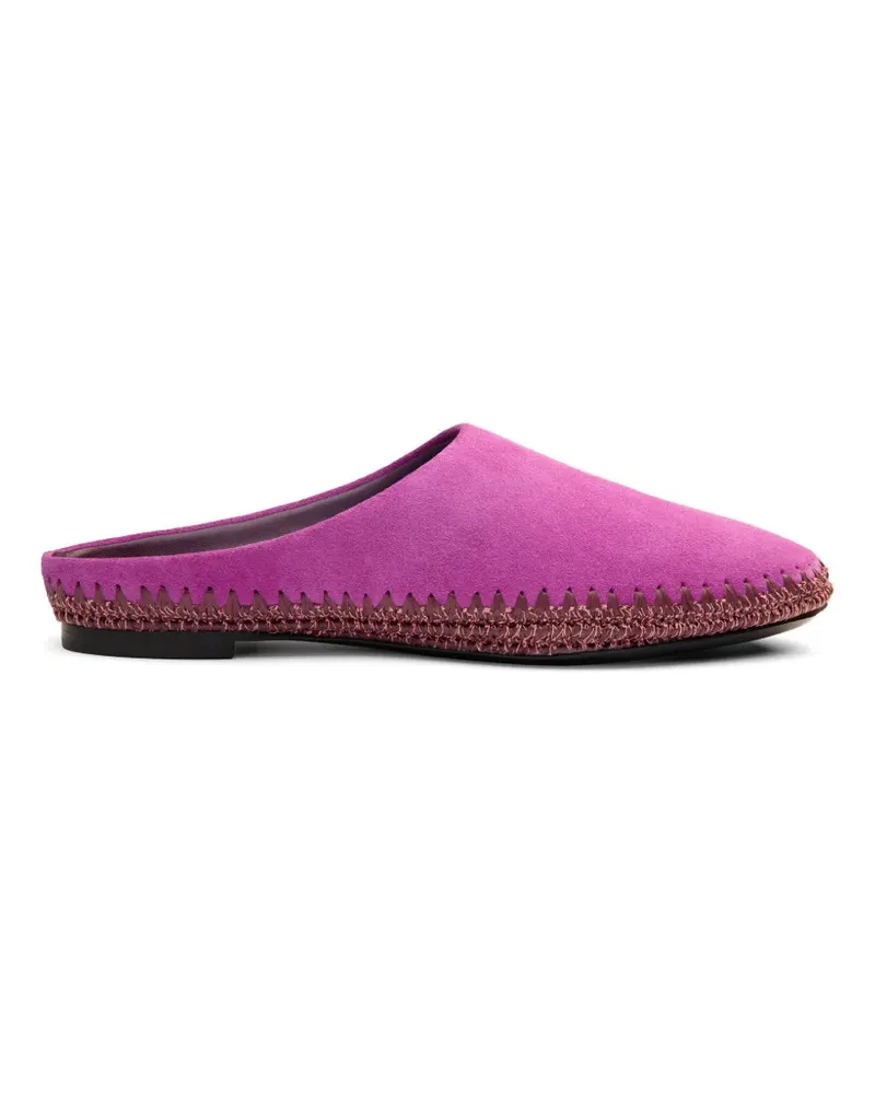 Simon Miller Riad Mules mit Ziernaht - Rosa Rosa