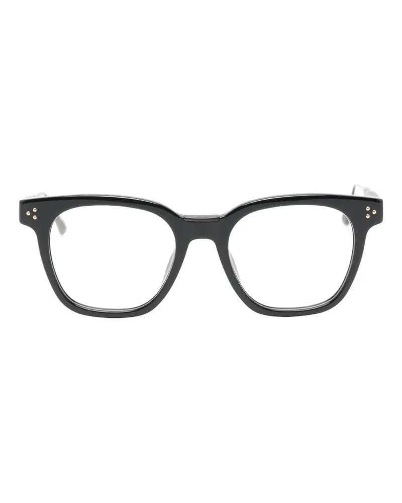 Linda Farrow Evans rectangle-frame glasses - Schwarz Schwarz