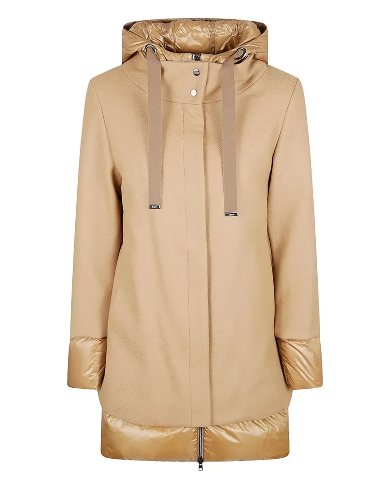 Herno Klassische Kapuzenjacke - Nude Nude