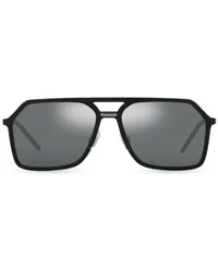 Dolce & Gabbana Sonnenbrille mit Oversized-Gestell Schwarz