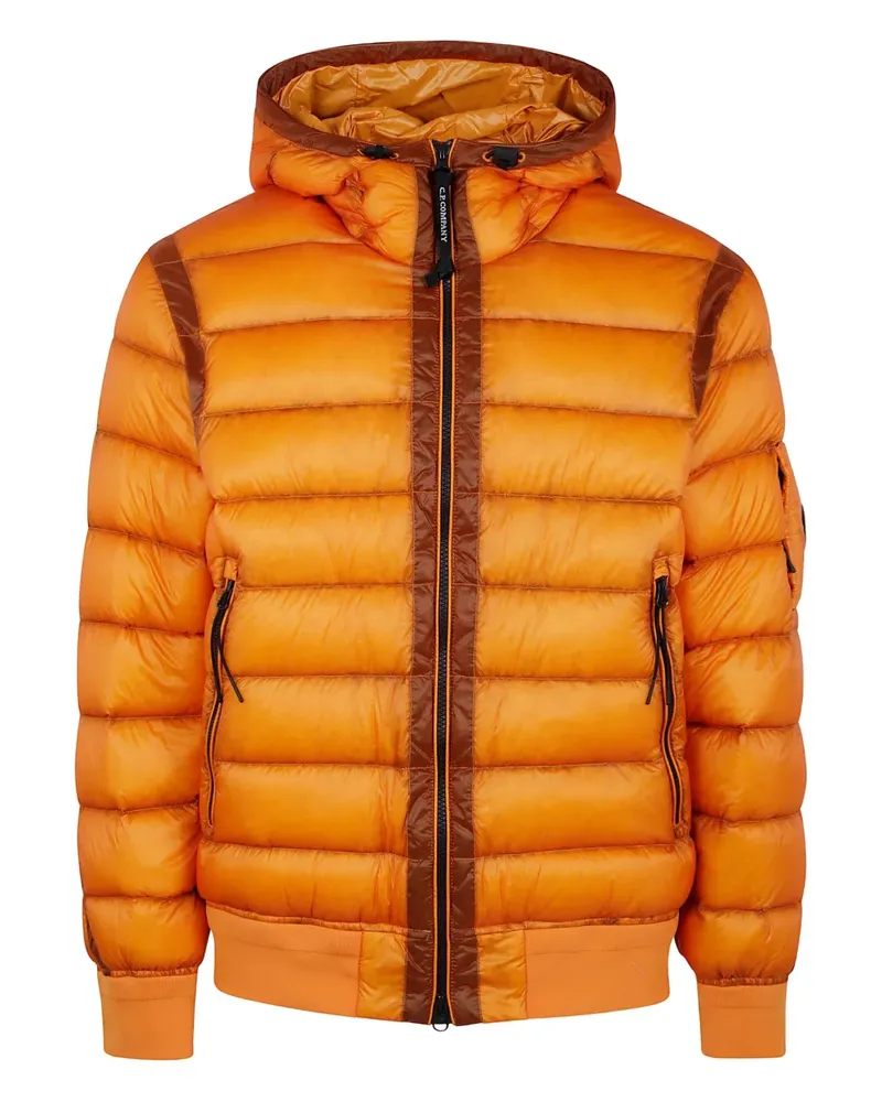 C.P. Company D.D. Shell down hooded jacket - Orange Orange