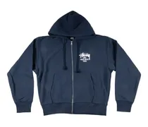 Ginza Hoodie mit Logo-Print - Blau