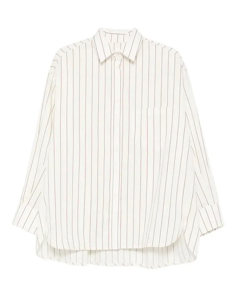 Faithfull The Brand Angelo pinstriped shirt - Nude Nude