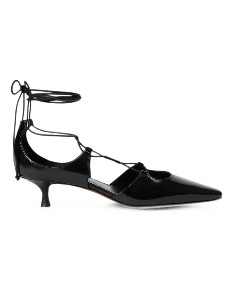 Ralph Lauren Pumps mit spitzer Kappe - Schwarz Schwarz