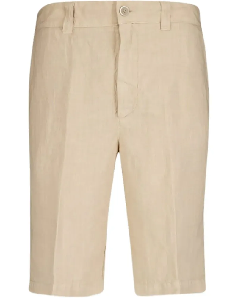 120% Lino Bermudas aus Leinen - Nude Nude