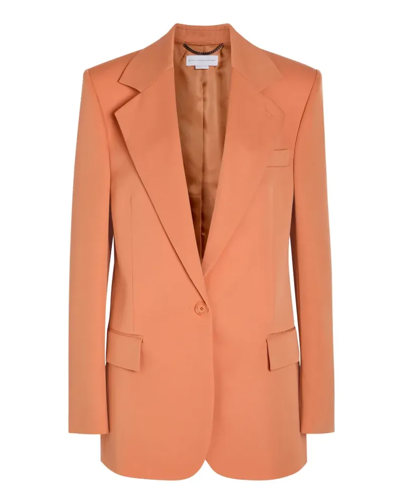 Stella McCartney Einreihiges Sakko mit fallendem Revers - Orange Orange