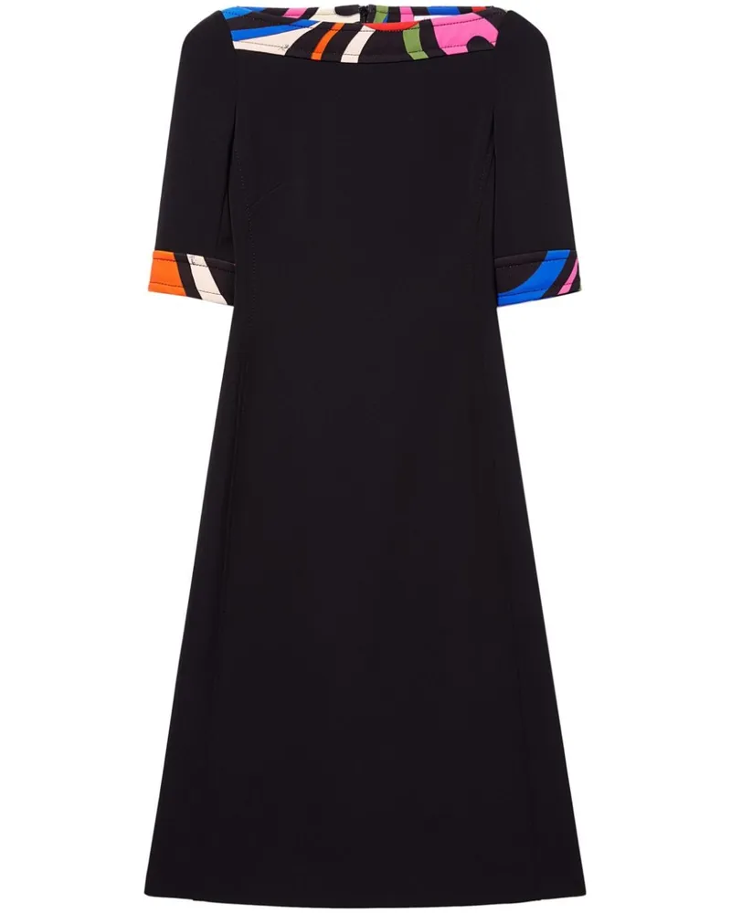 Emilio Pucci Minikleid mit Iride-Print - Schwarz Schwarz