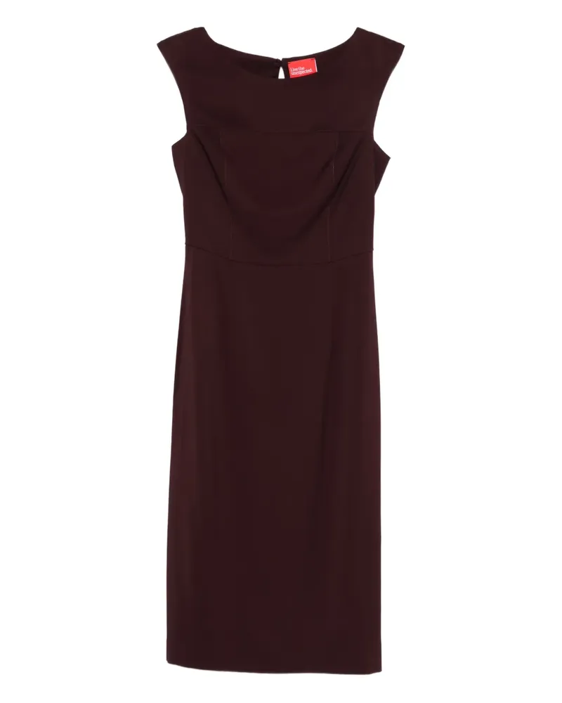 ..,merci sleeveless fitted midi dress - Rot Rot