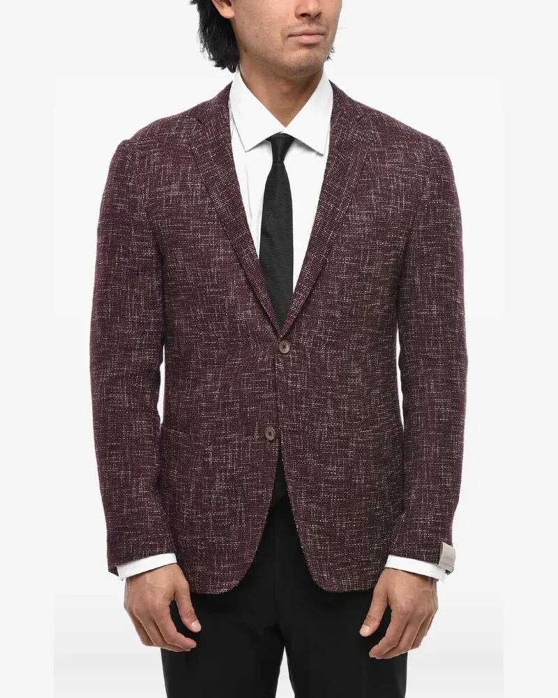 Corneliani notch-lapel blazer - Rot Rot