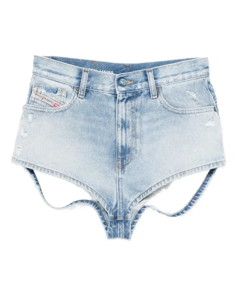 Diesel Shorts im Distressed-Look - Blau Blau