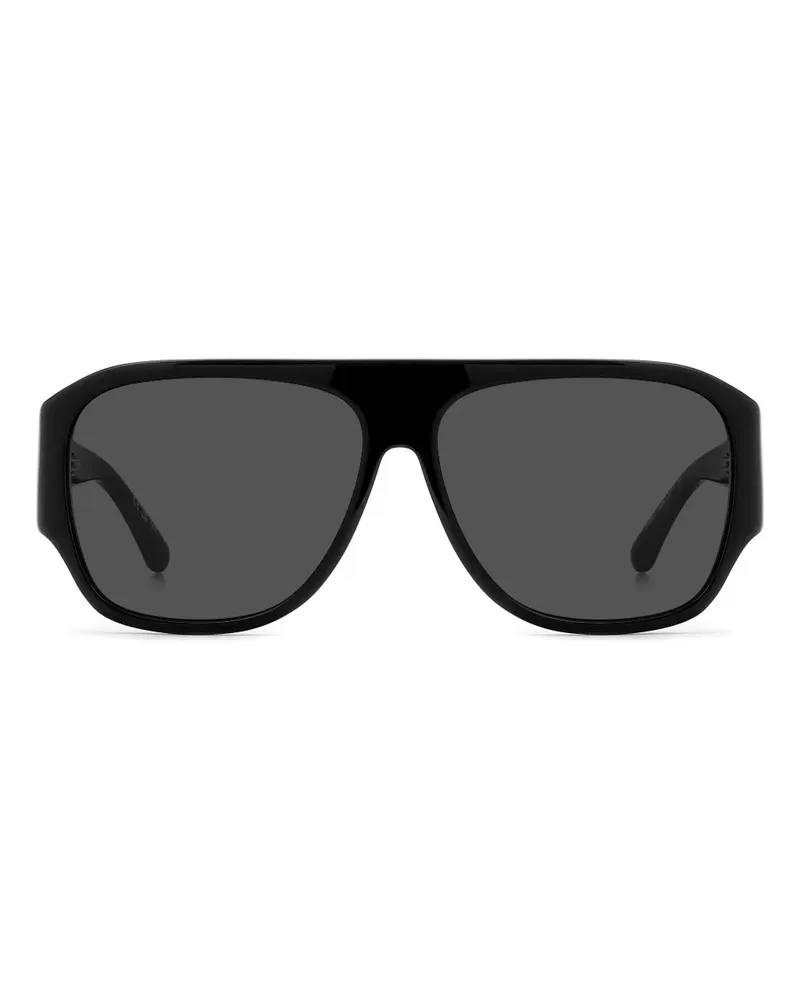 Isabel Marant Sonnenbrille mit eckigem Gestell - Schwarz Schwarz