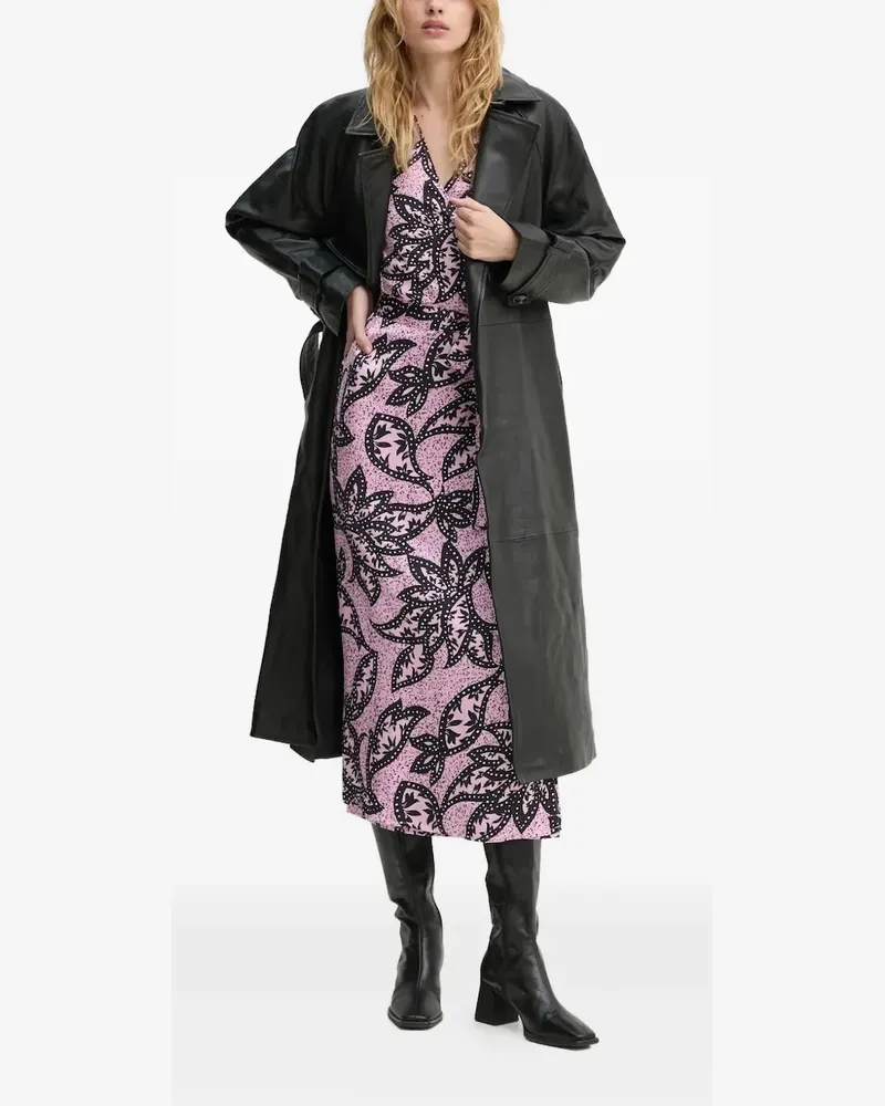 BRUUNS BAZAAR Floret BBCaisanas Midikleid - Rosa Rosa