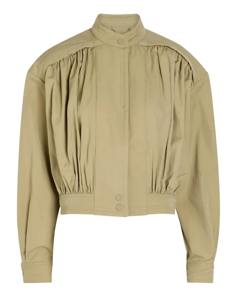 Ronny Kobo ruched cropped jacket - Grün Grün