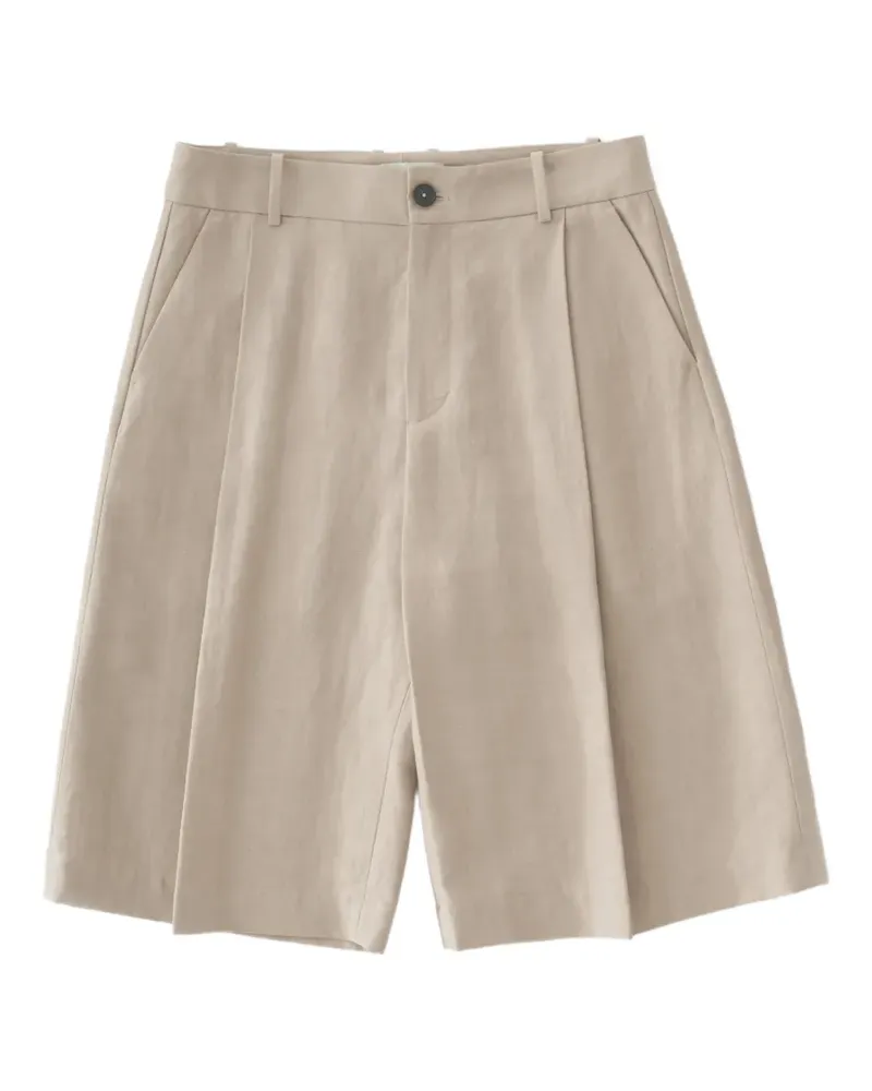 Studio Nicholson Fowld Shorts - Nude Nude