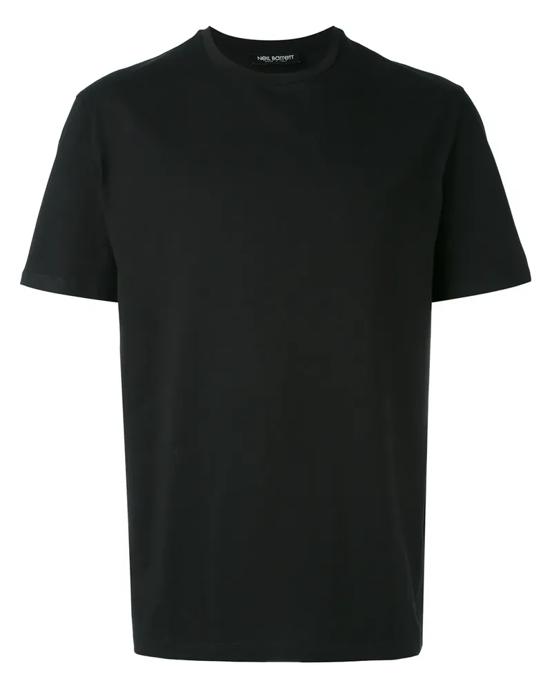Neil Barrett Klassisches T-Shirt - Schwarz Schwarz