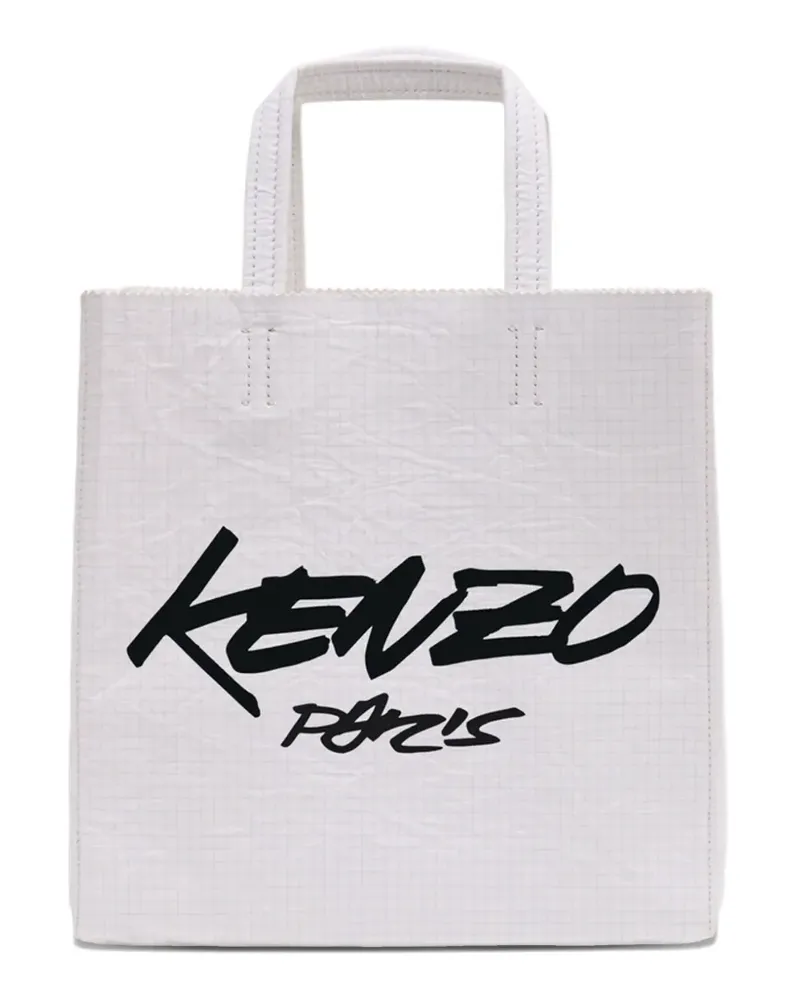 Kenzo small smooth-leather tote bag - Weiß Weiß