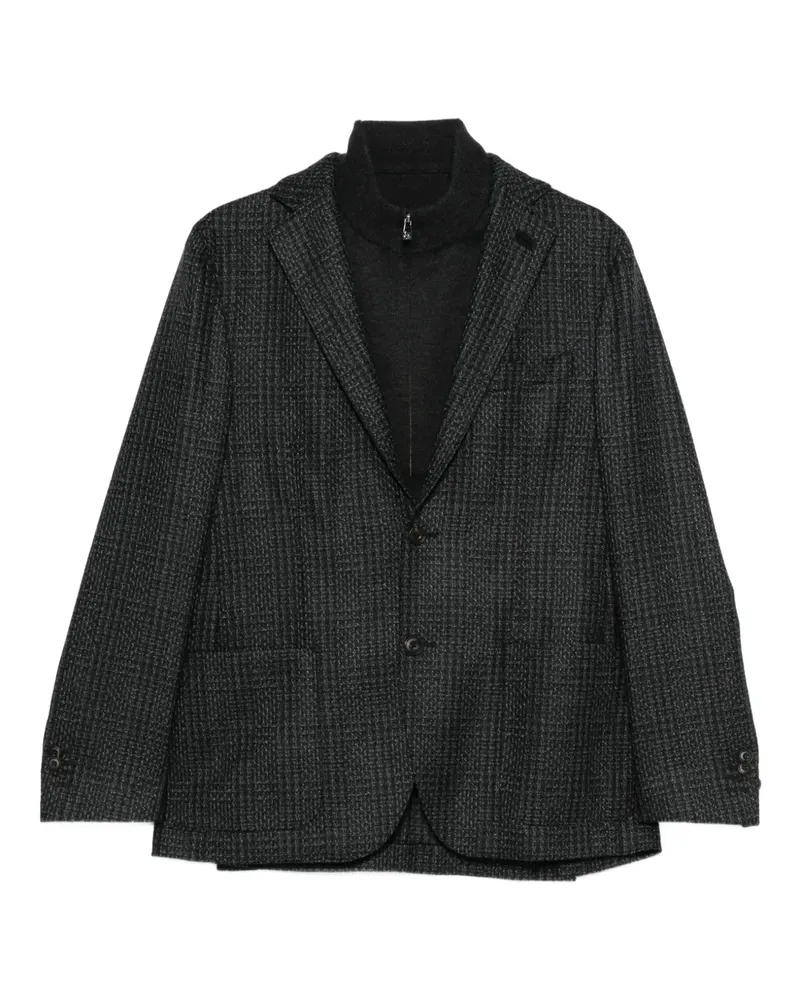 Corneliani Einreihiges Sakko - Schwarz Schwarz