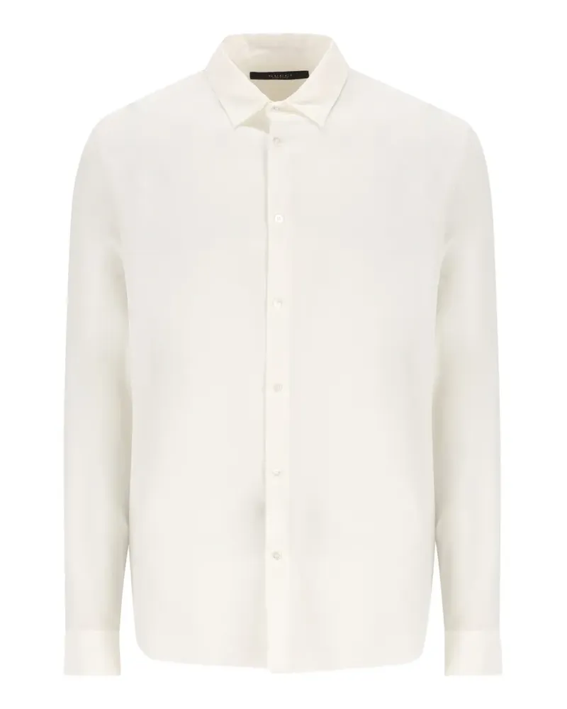 Gucci Hemd aus Seide - Weiß Weiß