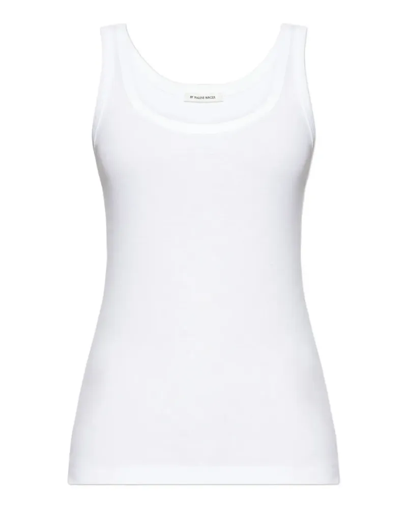 By Malene Birger Dali Tanktop aus Bio-Baumwolle - Weiß Weiß