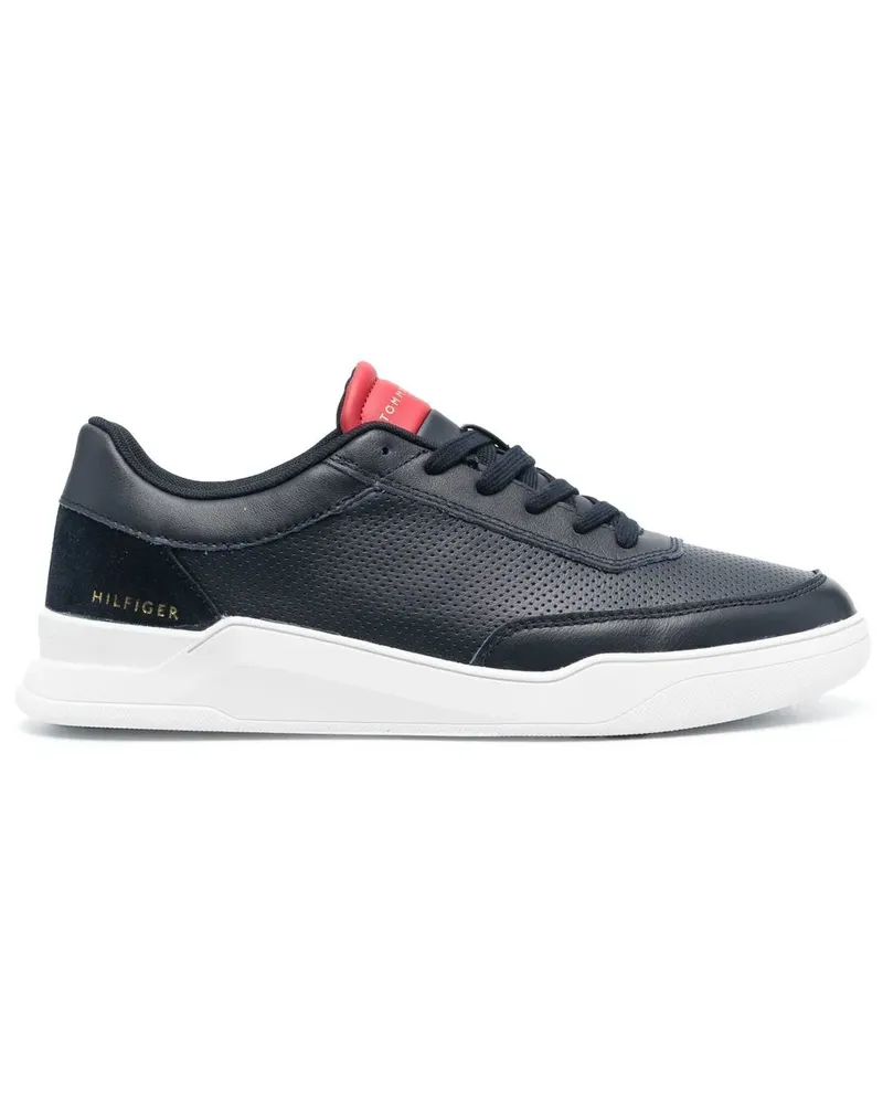 Tommy Hilfiger Perforierte Sneakers - Blau Blau