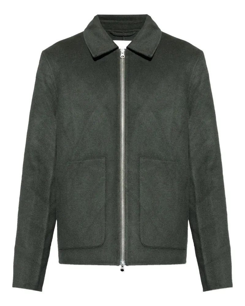 Samsøe & Samsøe Sapaulo Jacke mit Reißverschlusstaschen an der Seite - Grün Grün