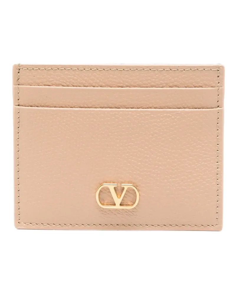 Valentino Garavani Kartenetui mit Logo - Nude Nude