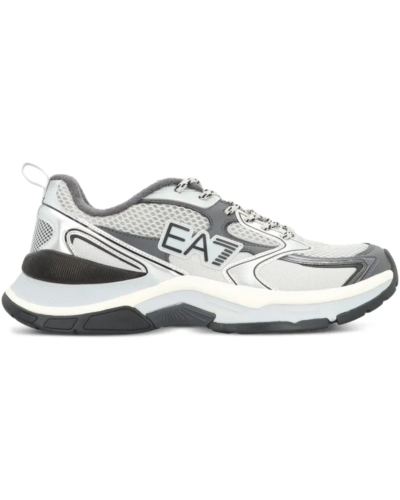 EA7 Predator Sneakers mit Metallic-Einsatz - Grau Grau