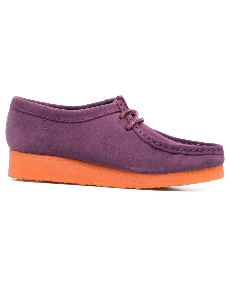Clarks Loafer mit Schnürung - Violett Violett