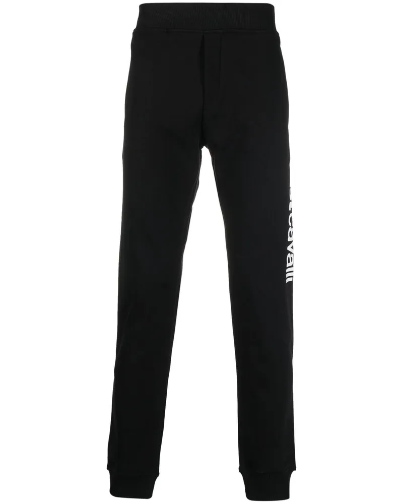 Just Cavalli Jogginghose mit Logo-Print Schwarz