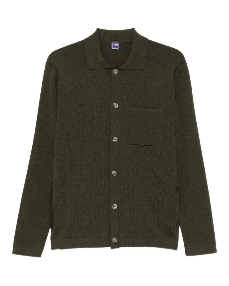 Fedeli button-up cardigan - Grün Grün