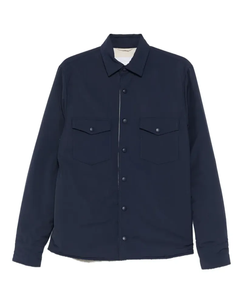 Eleventy chest-pocket jacket - Blau Blau