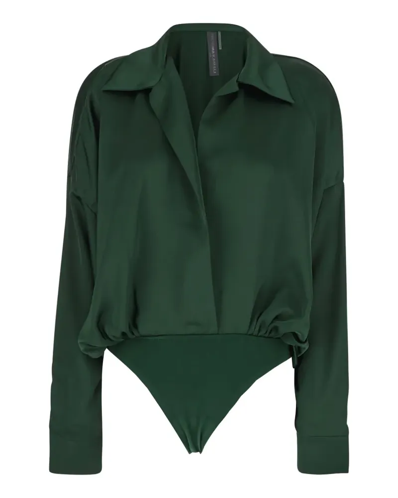 Norma Kamali long-sleeve bodysuit - Grün Grün