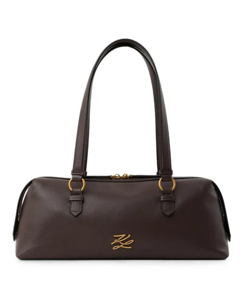 Karl Lagerfeld Mittelgroße K/Autograph Bowlingtasche - Braun Braun
