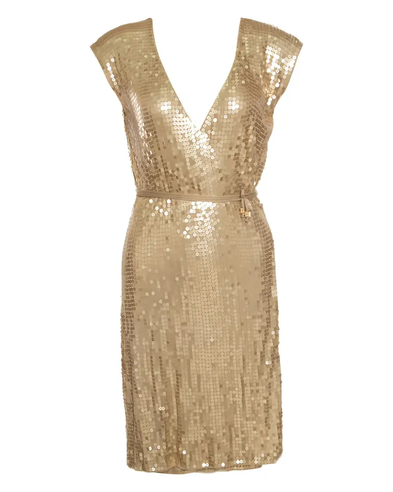 Michael Kors Kleid mit Pailletten - Gold Gold