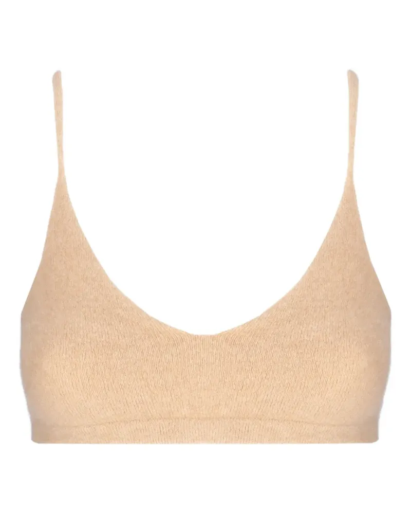 Laneus knitted tank top - Nude Nude