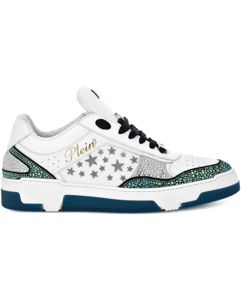 Philipp Plein Sneakers mit Stern-Motive - Weiß Weiß