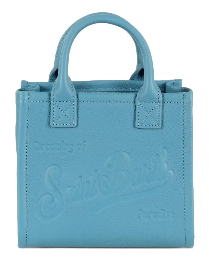 MC2 Saint Barth Mini Tote Bag mit Prägung - Blau Blau