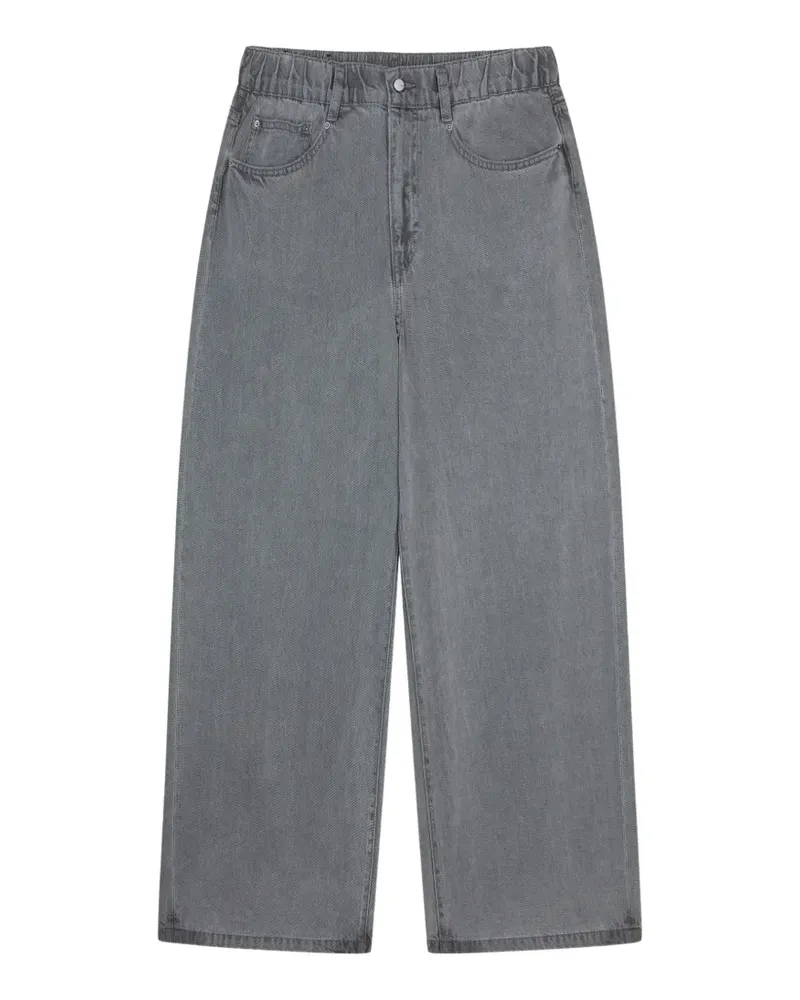 JNBY Wide-Leg-Jeans mit Stretchbund - Grau Grau