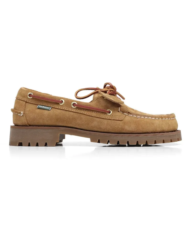 Sebago lace-up lug-sole loafers - Nude Nude