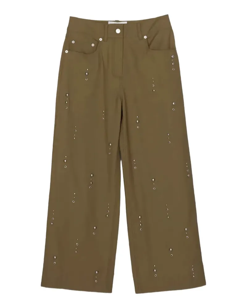 3.1 phillip lim Verzierte Hose - Grün Grün