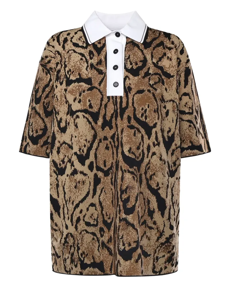 Stella McCartney printed polo top - Braun Braun