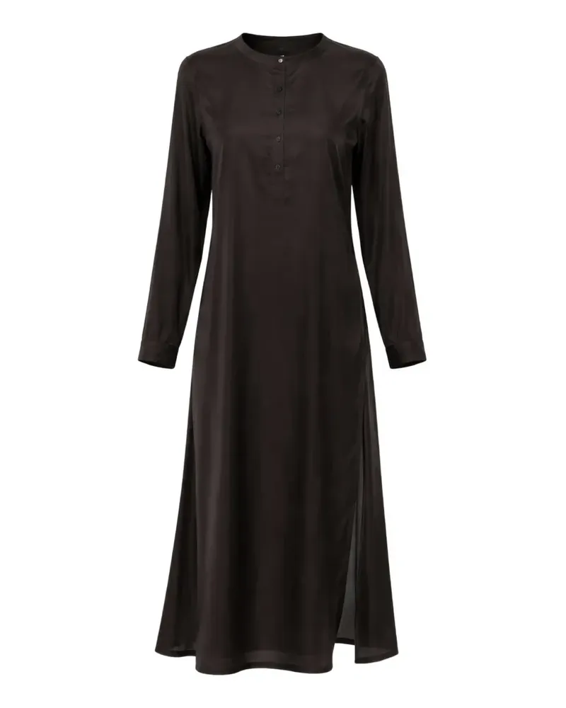 dosa Langärmeliges Kleid mit Knopfleiste - Braun Braun